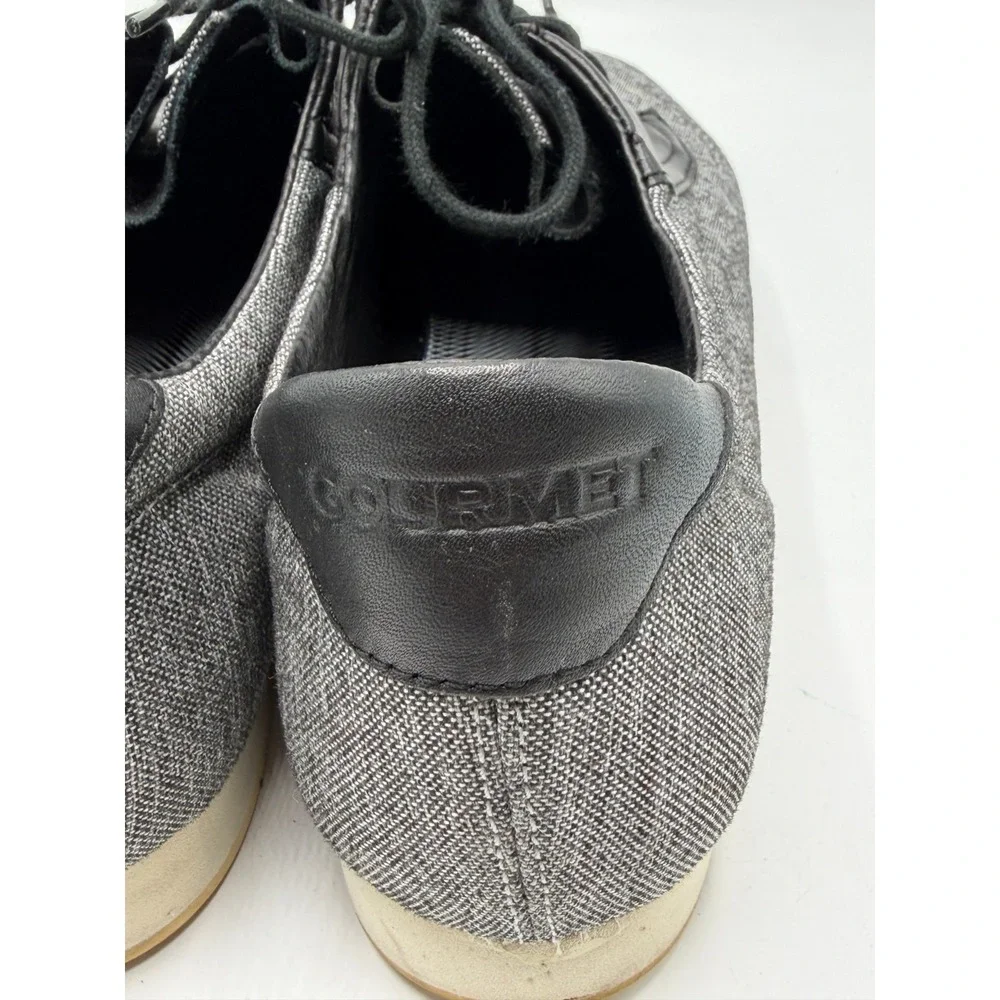 Gourmet LCinque Grey Black Leather 12 08 B0 Mens Size 13 No Box
